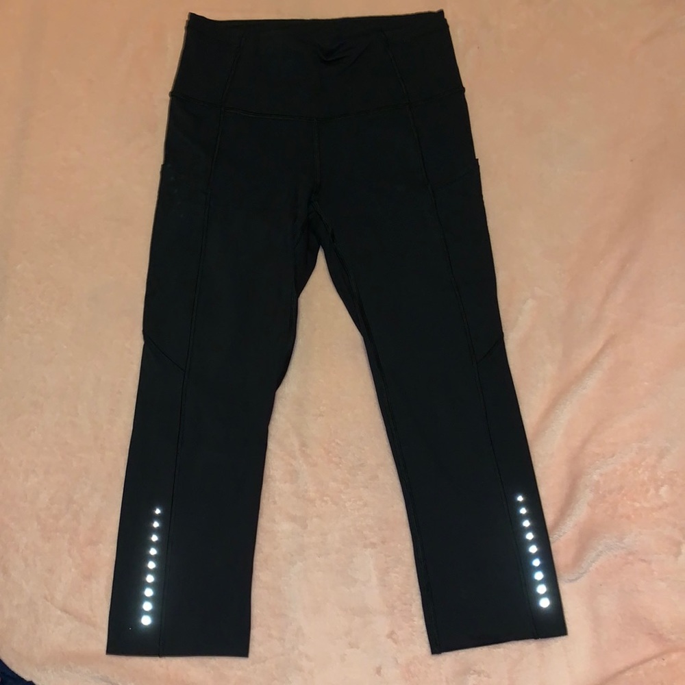 Lululemon Fast & Free reflexive nulux Crop (19")